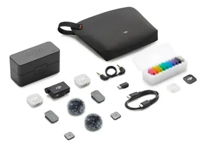 Microfone de lapela Dji Mic Mini 2 (Lacrado/Completo)
