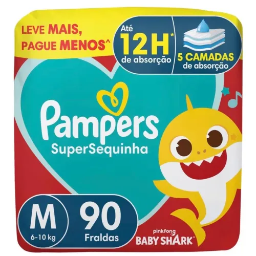 FRALDA PAMPERS c/ 90  $85,00 