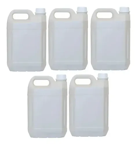 Kit de 5 Bombonas 5l Com Tampa E Lacre Termosopro