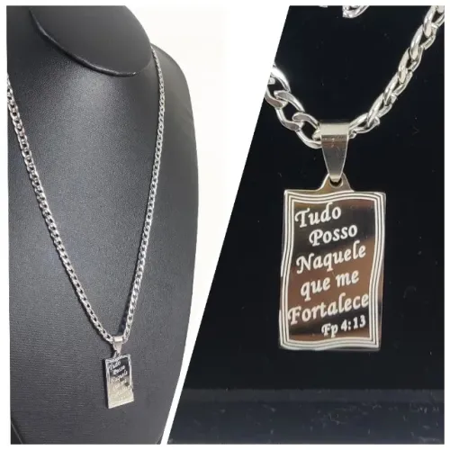 Corrente Masculina 60ou70cm + Pingente