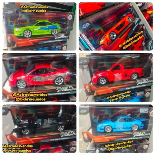Miniatura Velozes e furiosos escala 1/24 Jada original  Unitário  consultar modelos 