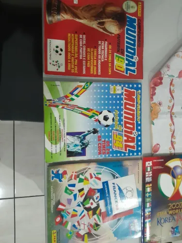 ÁLBUNS DA COPAS DO MUNDO.