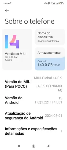 Poco x6 5G! Excelente estado, completo e pronto para uso. Celular lindo, rápido.