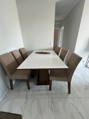 Conjunto Sala de Jantar Madesa Daniela com 6 Cadeiras