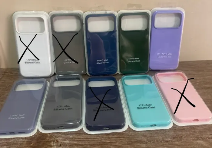 Cases siliconadas iPhones