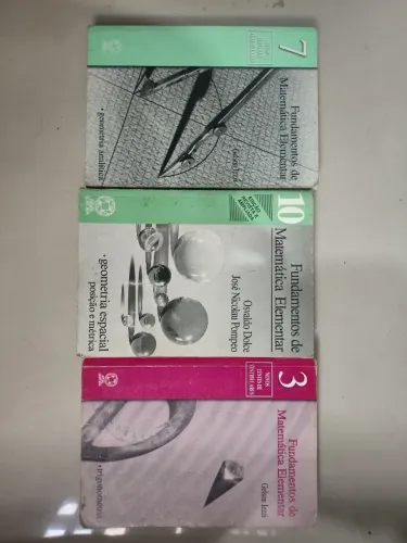 Fundamentos da Matemática Elementar 3,7 e 10