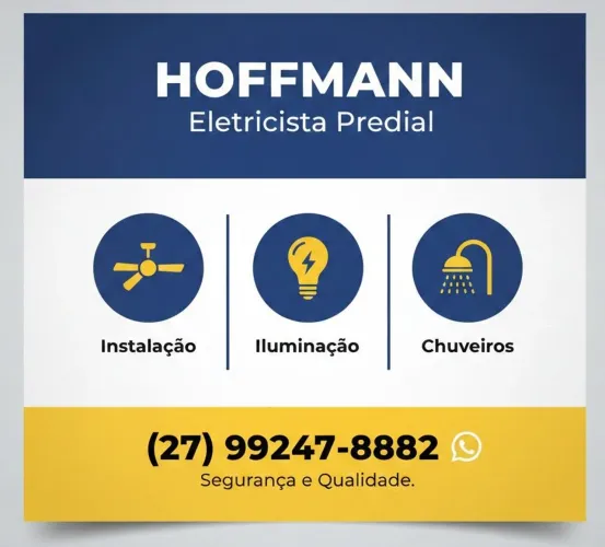 Eletricista predial.