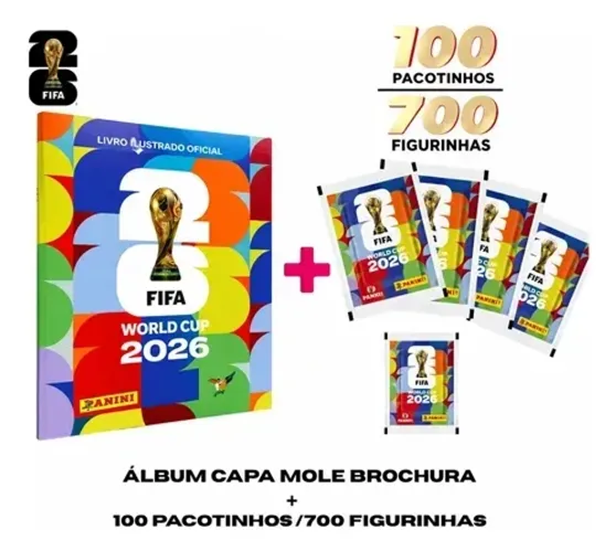 ÁLBUM DA COPA + 750 FIGURINHAS