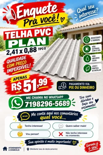 Telhas PVC