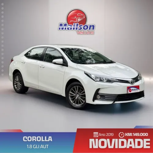 Toyota Corolla GLI Upper 1.8 Flex 16V Aut. 2019