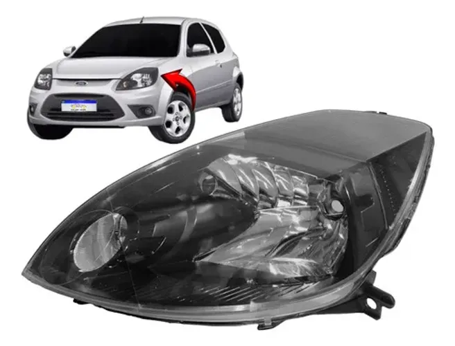 Farol Ford Ka 2008 2009 2010 2011 2012 2013 L.e Novo Esquerdo