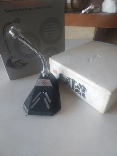 Base de microfone peça antiga