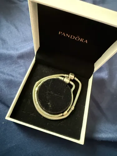 Bracelete para berloque estilo Pandora adulto e infantil em prata 925