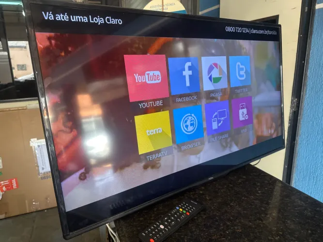 Smart tv 40 polegadas wifi YouTube