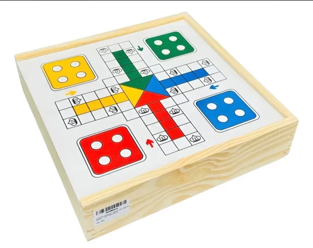 Jogo 5 Em 1 Grande Xadrez Dama Ludo Trilha Velha Toy Trade