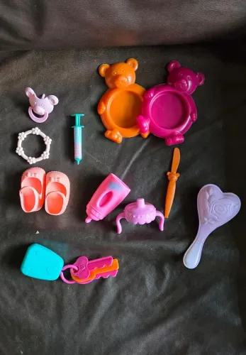 Kit brinquedos acessórios baby alive