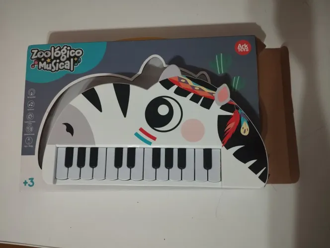Pianinho infantil zebra