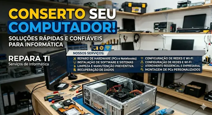 Concertos e Manutenção computadores e notebooks
