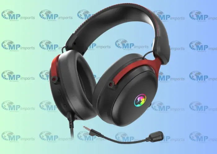 Loja MP Imports: Fone de ouvido gamer Marvo Tactic X Pro, RGB, sem fio, drivers de 53 mm
