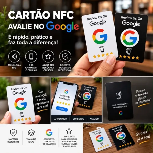Cartão NFC Google Avaliações ? | Mais avaliações para sua empresa