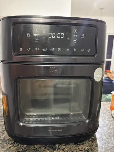 Fritadeira Elétrica Sem Óleo Air Fryer WAP Oven WAOD2 Antiaderente 12 litros 
