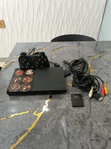 Ps2 PlayStation 2 Slim Desbloqueado Completo Leitor Ótimo