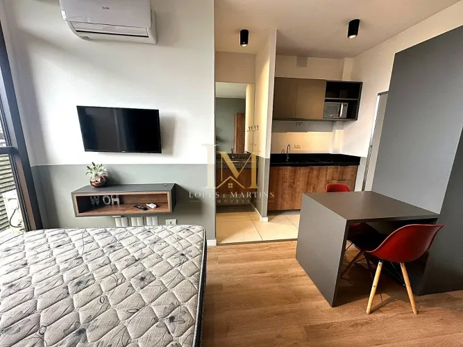 STUDIO MOBILIADO 30M² MOSSUNGUE-CURITIBA