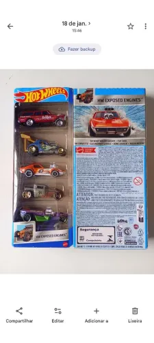Parket de carrinhos miniaturas hotwells