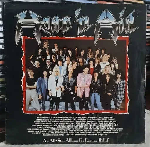 Hear 'n Aid - Stars (Dio, Halford, Tate, etc) LP Vinil