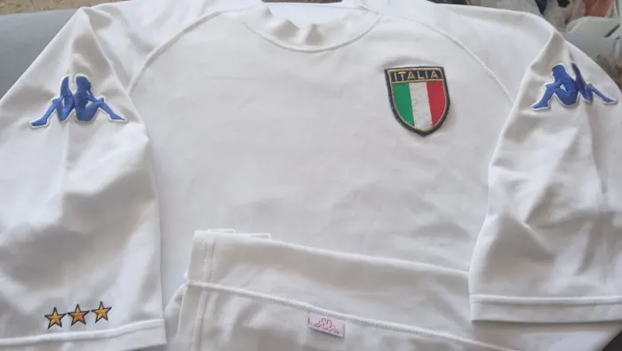 Camisa Seleção Itália Kappa Euro 2000 Belgica Holanda Made in Italy #21Tam XL Frete Grátis
