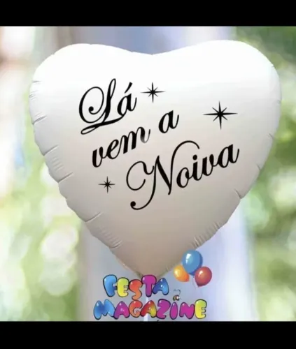Balão La vem a noiva
