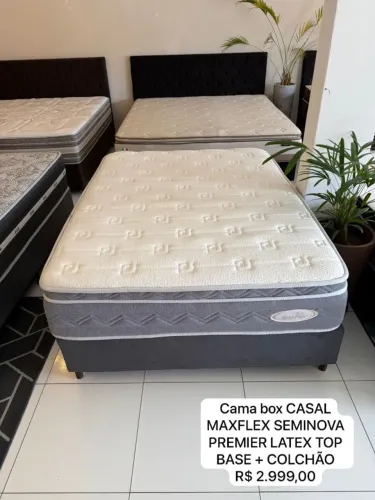 Maxflex - cama box casal - Qualidade, beleza e conforto 