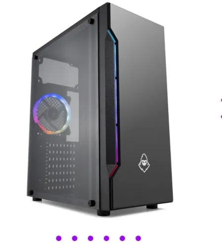 FAÇO ENVIO - Gabinete Gamer Mancer Sidewinder RGB Mid-Tower 