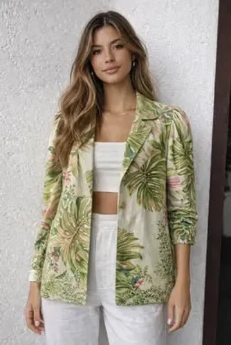 blazer farm estampado p