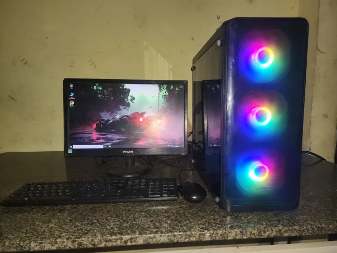 VENDO/TROCO PC GAMER I5 12GB SSD 32GB + HD 500GB GEFORCE 610 2GB FONTE 200 COMPLETO