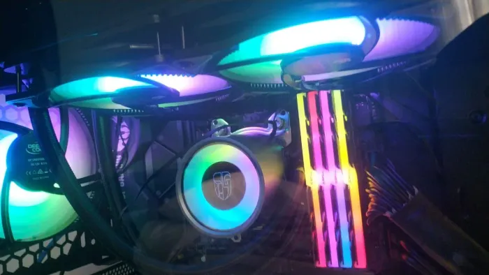 PLACA MÃE ASUS TUF 570 PLUS+ RYZEN 7 3800x+ WATER COOLER CASTLE