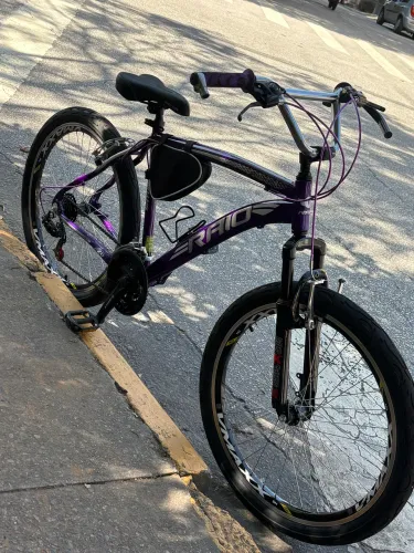 Bicicleta raio roxa aro 26 EXCELENTE 