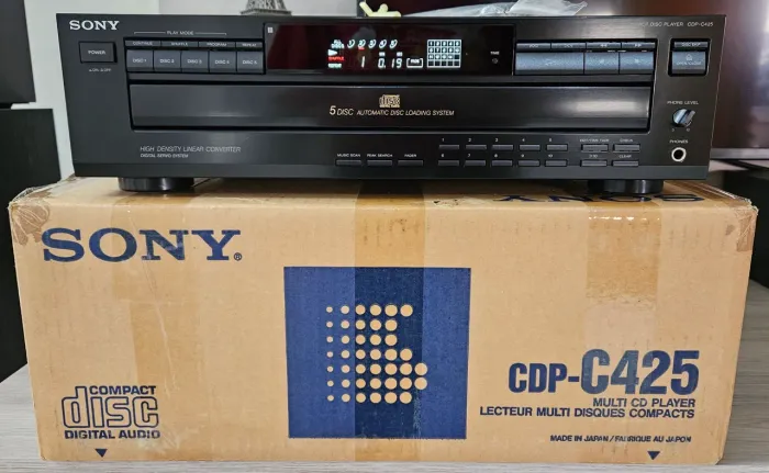 Cd Player Sony Carrossel Japan (na caixa nunca usado)
