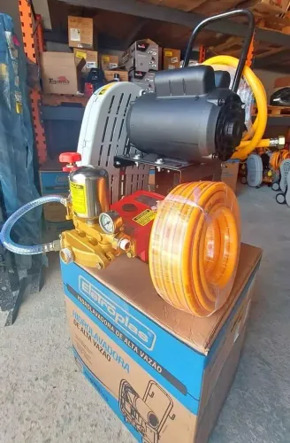 Lavadora Lava Jato Profissional Motor 2cv c/10m de mangueira Eletroplas - Nov