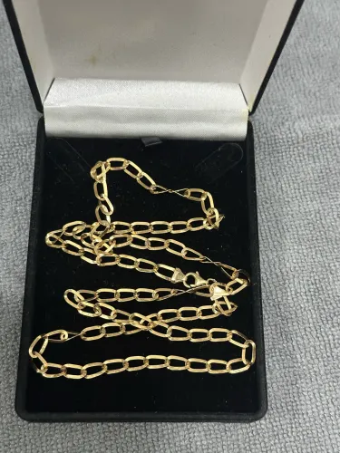 Corrente laminada em ouro 18k - 14,5g