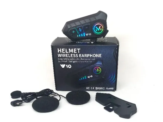 Fone Y10 Bluetooth para capacete de moto