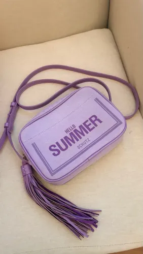 Bolsa Tiracolo Schutz Lona Lilás original - Hello Summer