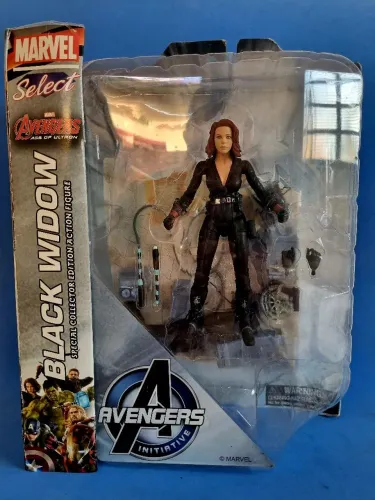 Boneco Figura de ação da Viúva negra vingadores marvel select