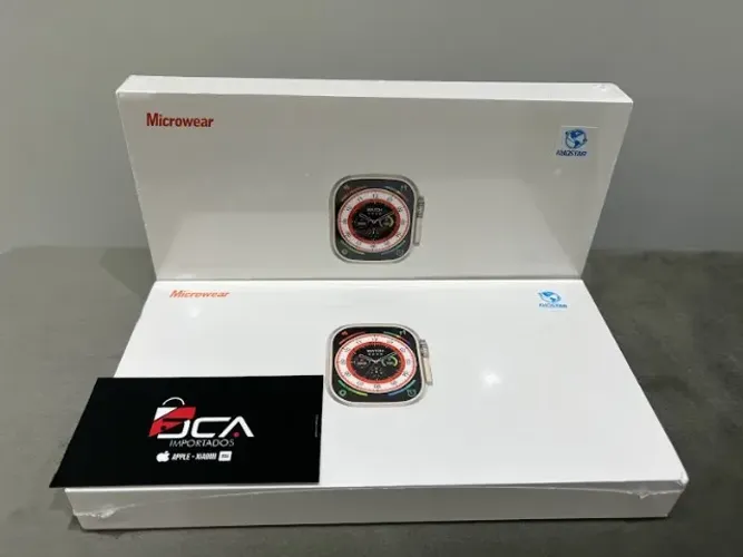 SmartWatch Iwo W68+ Ultra 49mm Laranja - Novo e Lacrado - Pronta Entrega!!