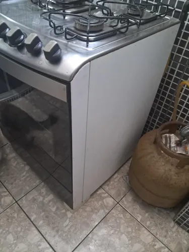 Fogão 5 boca aço inox