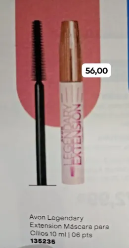 Rímel alongamento cílios Avon