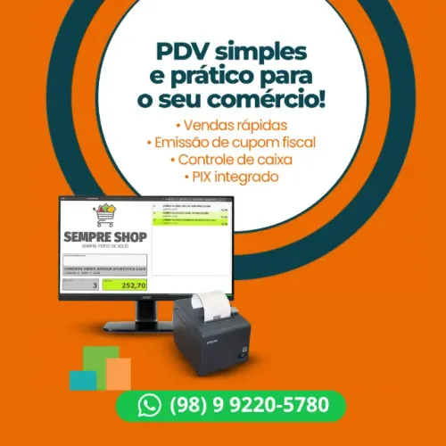Sistema para PDV Comércios e Mercadinhos