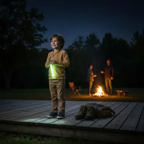 5 unidades. Lanterna Led Life Gear Glow 8 Lm 3 Modos À Prova D'água