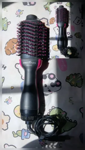 Escova alisadora/secadora Britânia Bivolt 