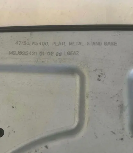 BASE PEDESTAL ORIGINAL TV LG 47LN5400 50LN5400